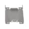 Vestil Steel Caster Pad 2-3/4 In. x 3-5/8 In. Top Plate Gray CST-CP-S-234X358 - alternate 2
